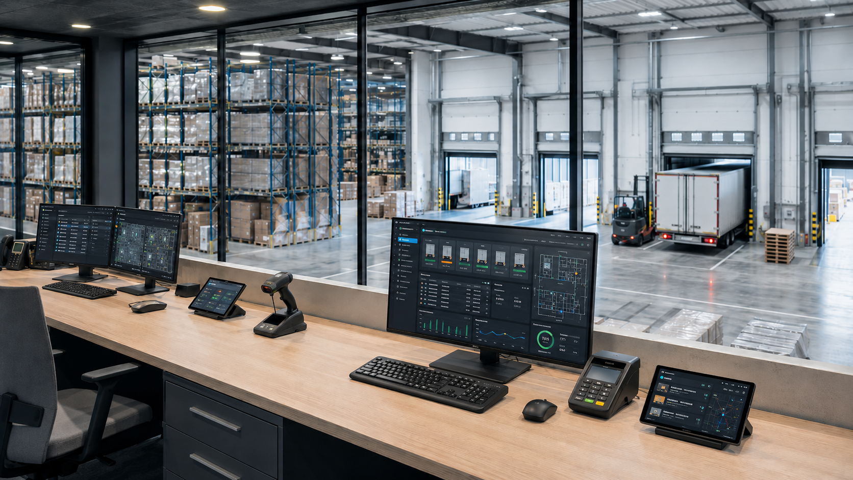 Managed Internet and Data for Logistics and Warehousing
